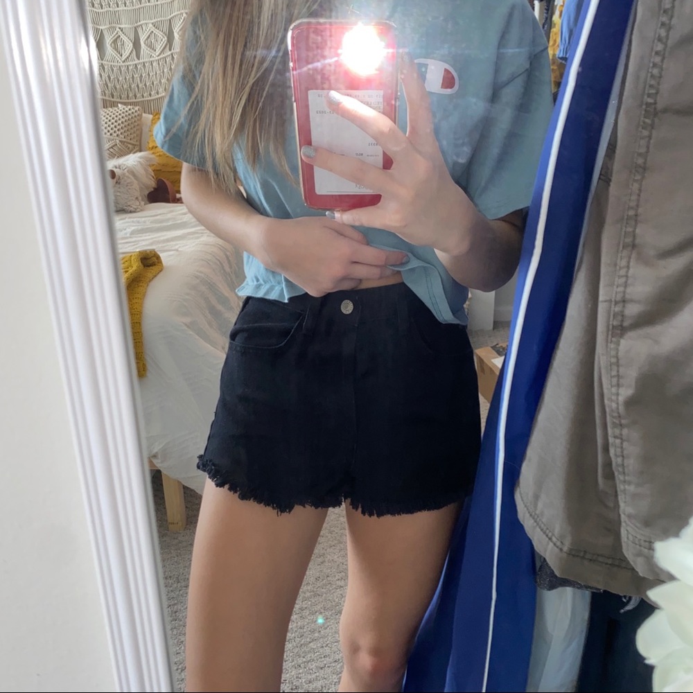 brandy melville high waisted shorts